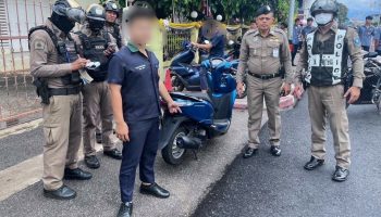 Полиция Сурат-Тани расправляется с шумными модифицированными мотоциклами