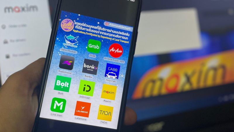 Пхукет признал легальность сервиса такси Maxim