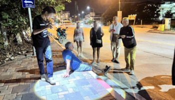 Пьяный британец был ранен добрыми самаритянами по дороге домой