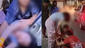 Разворот тайской женщины после похищения бывшего мужа (видео)