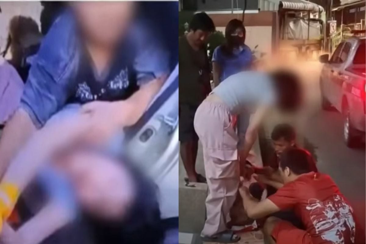 Разворот тайской женщины после похищения бывшего мужа (видео)