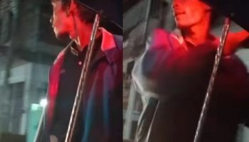 Тайский извращенец пристает к школьнице, притворяясь, что хочет поцеловать жертву (видео)