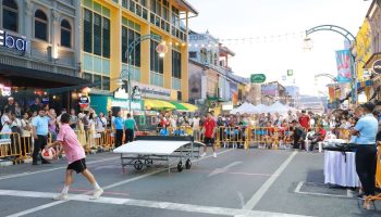 Турнир по текболу устроили в центре Старого города