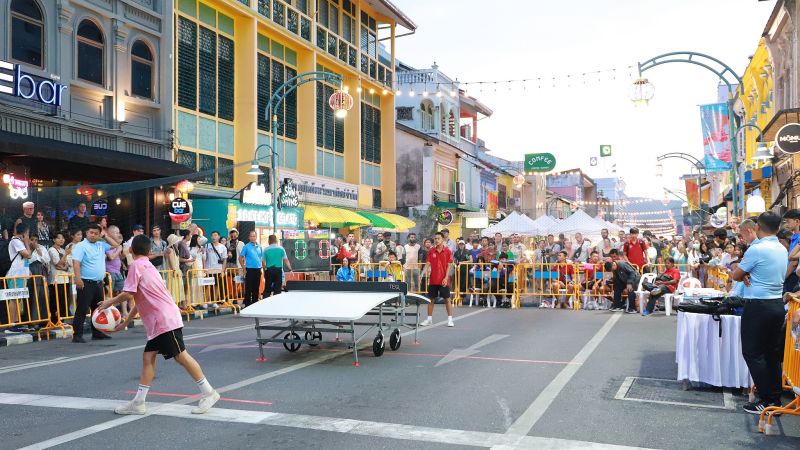 Турнир по текболу устроили в центре Старого города