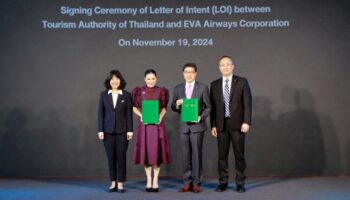 TAT и EVA Air укрепляют партнерство для развития туризма в Таиланде - Бизнес-новости Таиланда