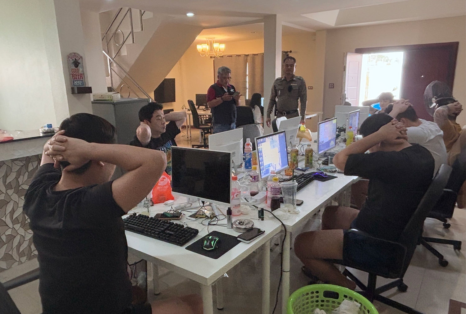 В Паттайе задержаны азиатские мошенники