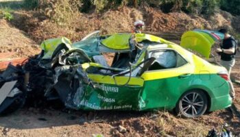 Водитель такси арестован после того, как сбежал с заправочной станции в Чайяпхуме