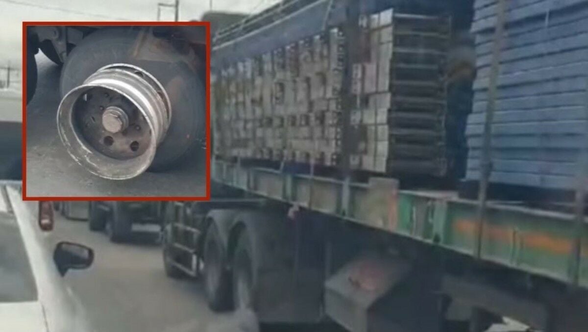 Грузовик с оторванным колесом вызвал опасения по поводу безопасности на дороге Пхукета (видео)