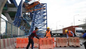 Заторы на дороге Рама II уменьшились благодаря реверсивной полосе движения после обрушения