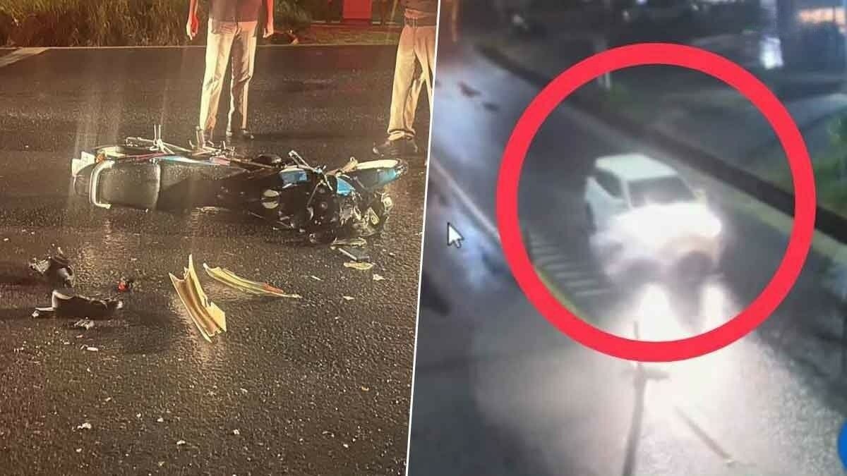 На Пхукете мотоциклиста протащило 800 метров после наезда