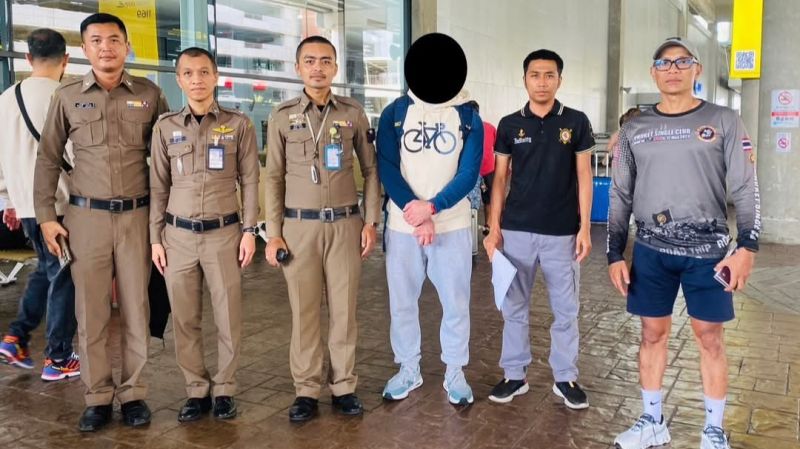 Находившегося в розыске иностранца арестовали по прилёту на Пхукет из-за границы