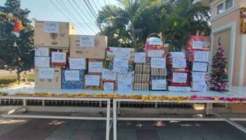 Охранники Патхум Тани получают щедрые новогодние подарки от жителей города