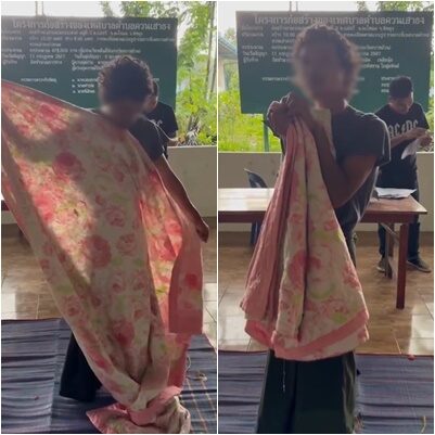 Полное прикрытие: копы ловят беглеца, дремлющего под дождем