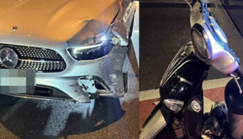 Пьяный водитель "Бенца" сбил мотоциклиста