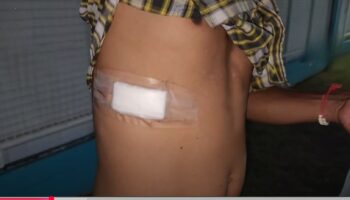 Сисакет: Мужчина спрятался в соседской урне после того, как ударил ножом отца (видео)