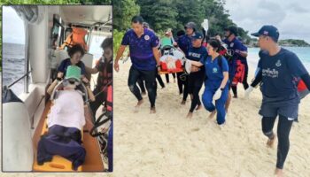 У престарелой туристки остановилось сердце на Симиланах