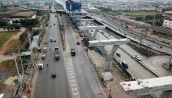 Шаткая защита безопасности на стройплощадке