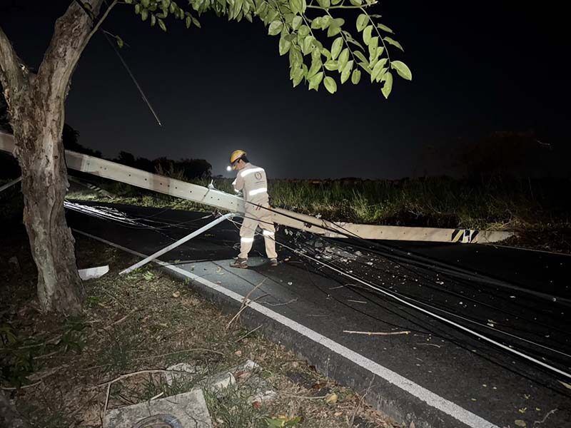 Авария Honda CR-V привела к отключению электроэнергии на востоке Таиланда