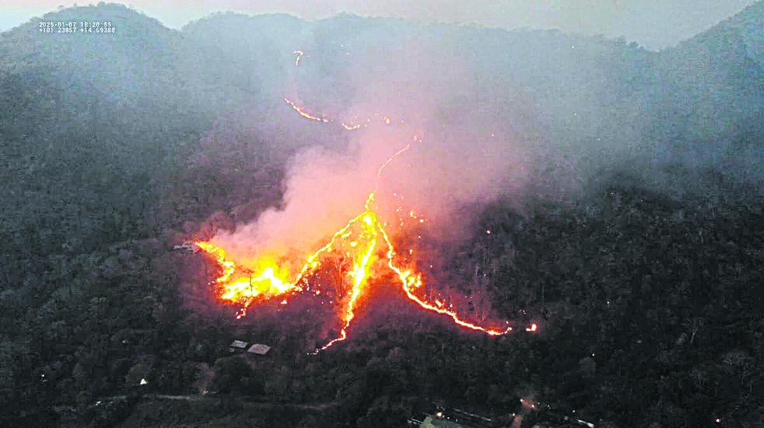 Лесные пожары сжигают 1 тыс. районов Пак Чонга