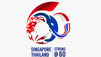 Логотип Таиланда и Сингапура, посвященный 60-летию связей 