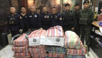 Наркокурьер в Чианграе: изъято 456 килограммов кристаллического метамфетамина