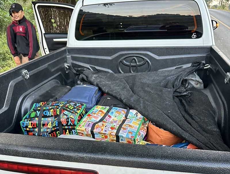 Тайская полиция перехватила пикап с нелегальными бирманскими мигрантами