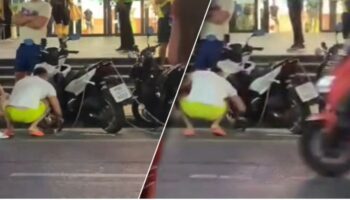 Туристы на Пхукете разбили камнем замок на колесах, вызвав возмущение (видео)