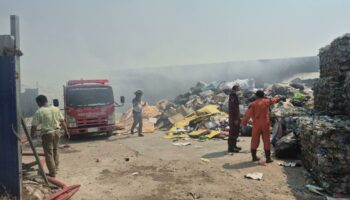 Ад на свалке металлолома в Паттайе: пожар причинил ущерб в размере 300 тысяч бат