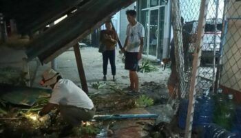 Водитель китайского внедорожника врезался в арендуемый дом, в результате чего пострадали 2 человека (видео)