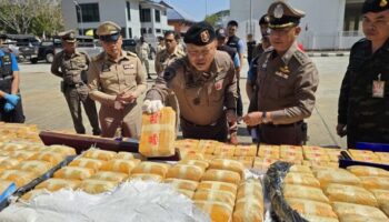 Мужчина, арестованный после автокатастрофы, обнаружил 3,2 миллиона таблеток метамфетамина