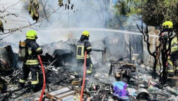 Пожар жилой застройке произошел в Вичите