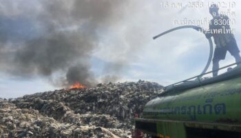 Пожар произошел на главной пхукетской свалке в Сапан-Хине