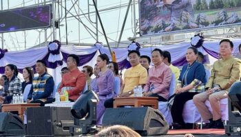 При обрушении сцены на мероприятии в Ясотоне пострадал депутат парламента, другие люди (видео)