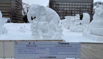 Таиланд снова отличился на Международном конкурсе снежных скульптур 2025 года