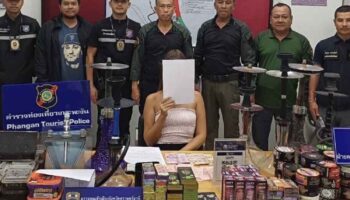 Трое задержаны за продажу электронных сигарет в бараку на острове Панган