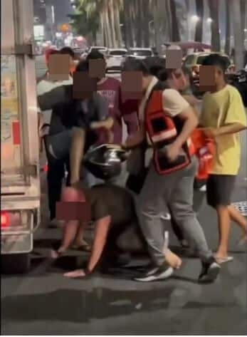 10 человек избили немецких туристов шлемами во время нападения в Паттайе (видео)