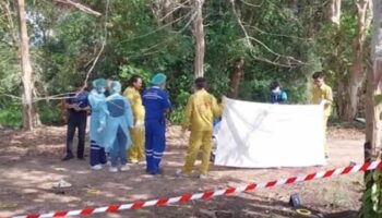 Арестованная тайка смеется после жестокого убийства трансгендера