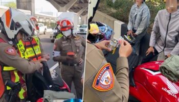 В Бангкоке мужчину поймали с таблетками метамфетамина во время остановки транспорта