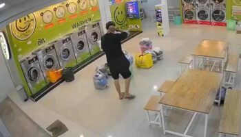 Грабитель из прачечной самообслуживания! На Пхукете пойман иностранный вор, вывешивавший грязное белье