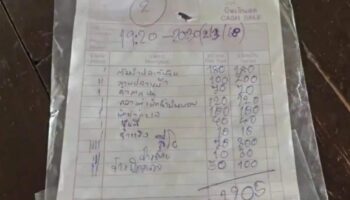 Китайские туристы обедают и прогуливаются по ресторанам Чонбури