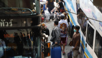 Скидки на проезд в автобусе при раннем выезде во время Сонгкрана