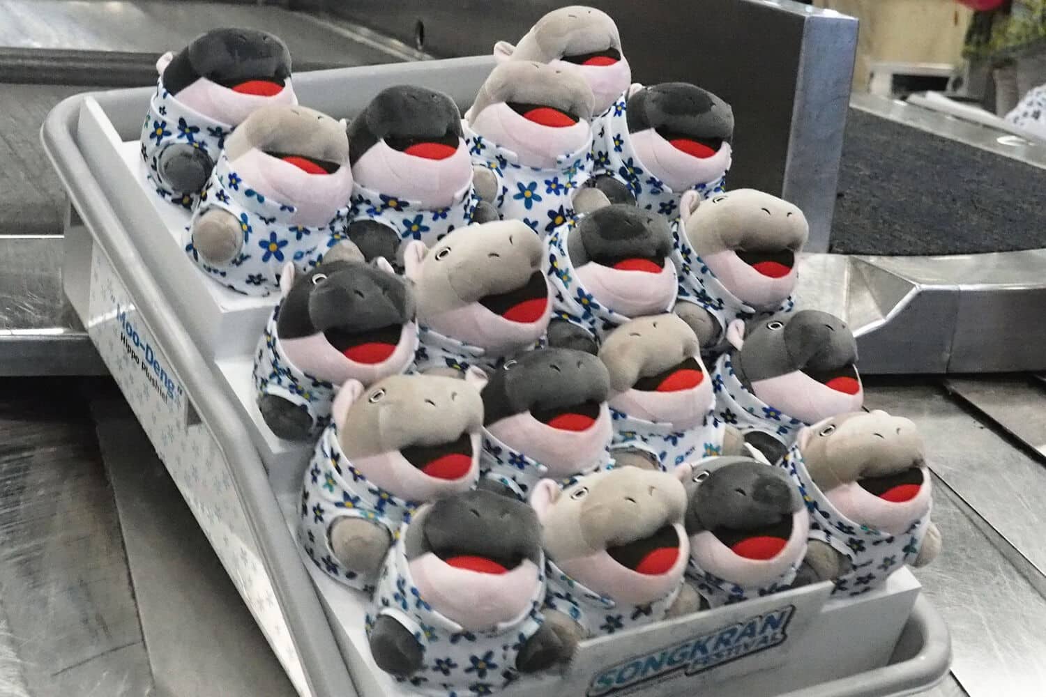 Аэропорты Таиланда встречают путешественников с куклами Му Дэн на Сонгкран (видео)