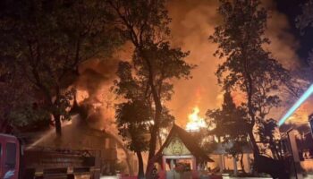 В отеле Dara Dhevi в Чиангмае вспыхнул пожар