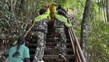 В результате оползня на Као Яй пострадали 2 филиппинца, тропа к водопаду закрыта