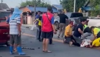 В результате трагической автомобильной аварии в Пхаяо один человек погиб, трое получили ранения