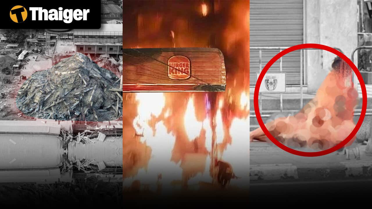 Видео-новости Таиланда | Число погибших при обрушении здания, пожар в Burger King, Непристойная стрельба в Паттайе