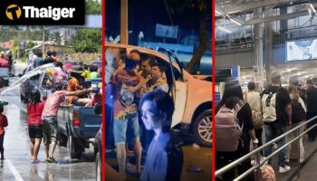 Видеоновости Таиланда | Пикап врезался в толпу на Сонгкране, 12 человек получили ранения, за четыре дня “Семи опасных дней” Сонгкрана зарегистрировано 138 смертей