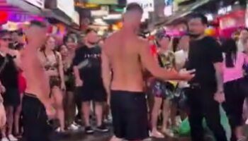 Иностранец в Таиланде получает урок культурного неуважения (видео)