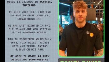 Молодого британца нашли в Краби после месячного молчания