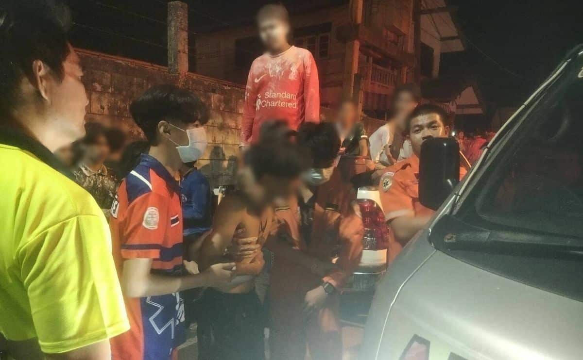 Мужчина получил ножевое ранение во время празднования Сонгкрана в Накхонпханом